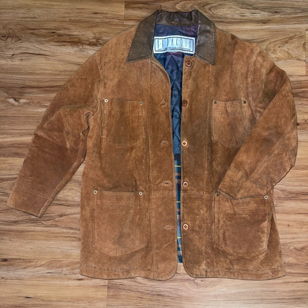 Men’s Small or Women’s Medium Brown Leather Jacket